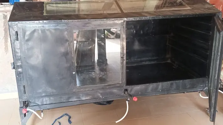 Four mixte gaz solaire